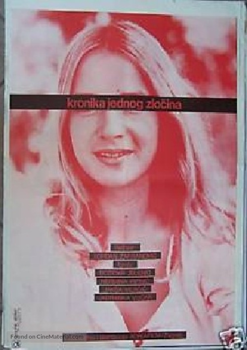 Kronika jednog zlocina - Yugoslav Movie Poster