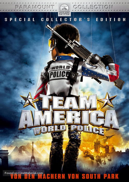 Team America: World Police - German DVD movie cover