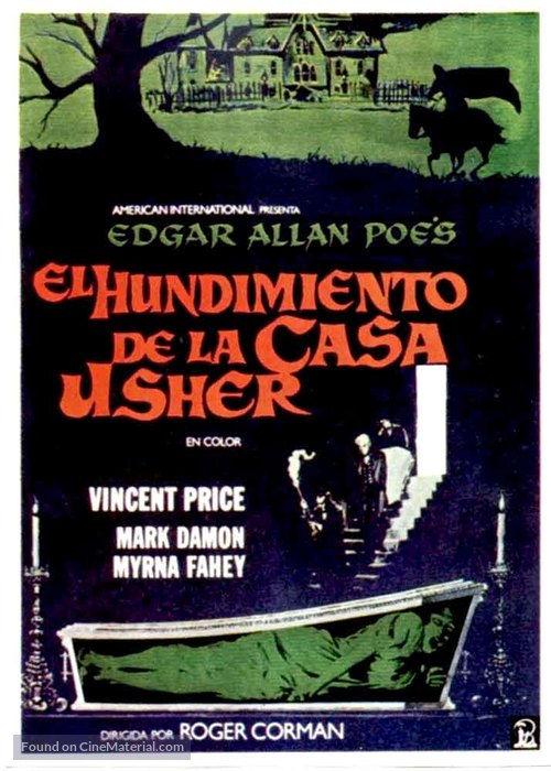 House of Usher - Spanish Movie Poster