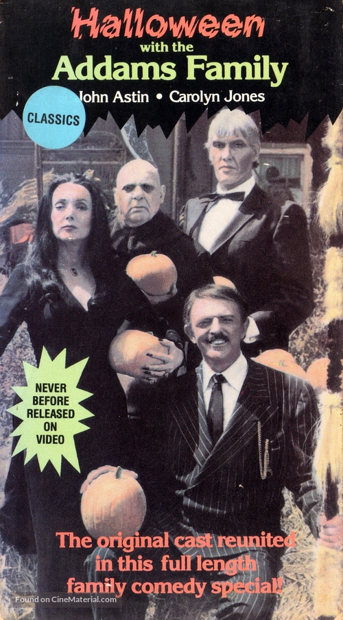 Halloween with the New Addams Family - VHS movie cover