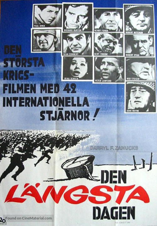 The Longest Day - Swedish Movie Poster
