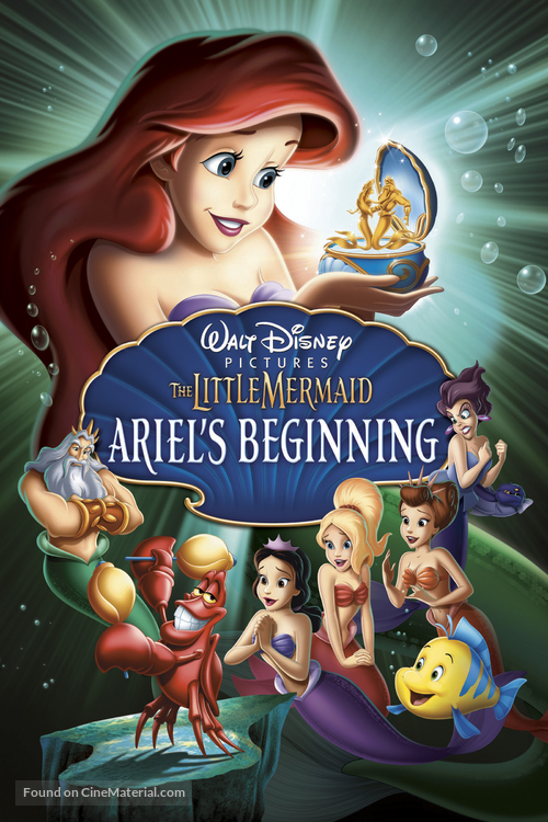 The Little Mermaid: Ariel&#039;s Beginning - DVD movie cover