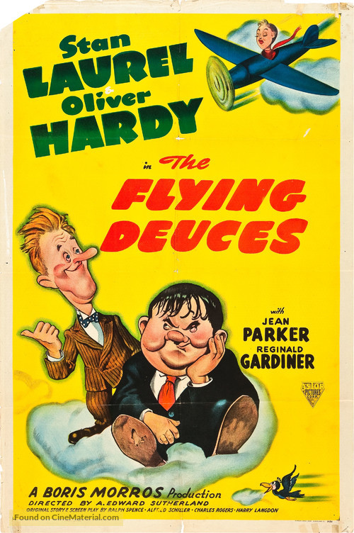 The Flying Deuces - Re-release movie poster