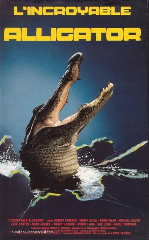 Alligator - French VHS movie cover