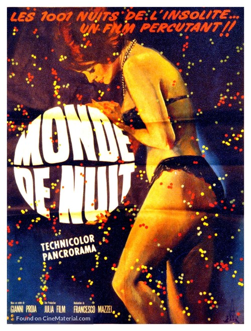 Mondo di notte numero 3 - French Movie Poster