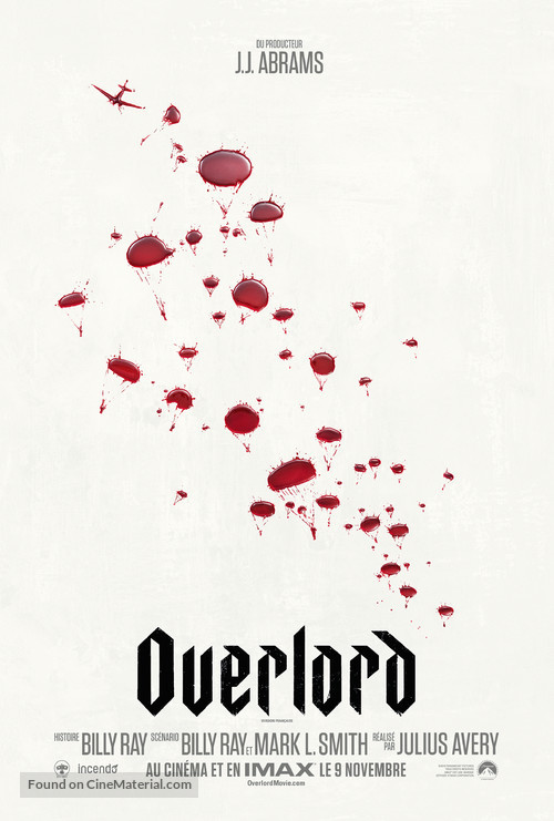 Overlord - Canadian Movie Poster