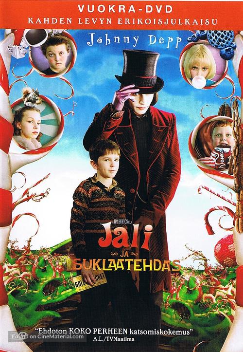 Charlie and the Chocolate Factory - Finnish DVD movie cover