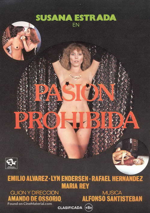 Pasi&oacute;n prohibida - Spanish Movie Poster