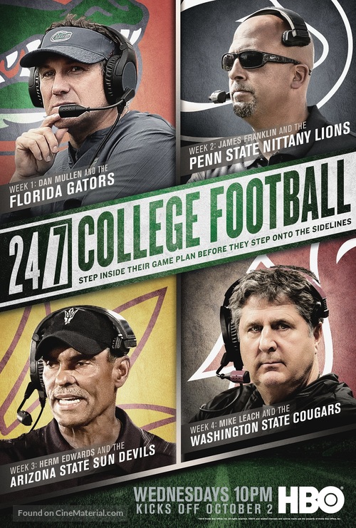 &quot;24/7 College Football&quot; - Movie Poster