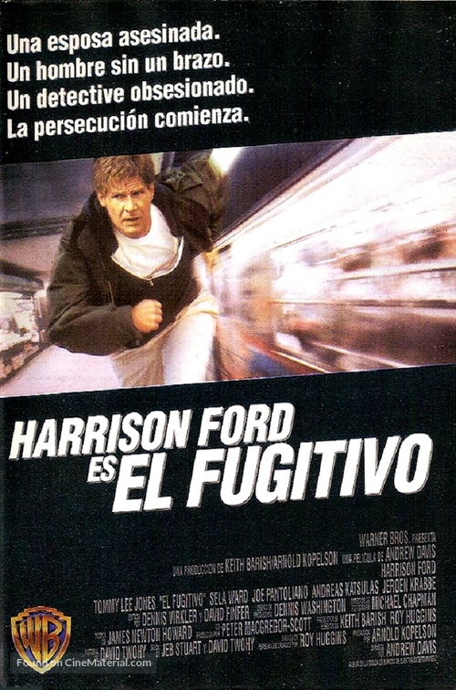 The Fugitive - Argentinian Movie Poster