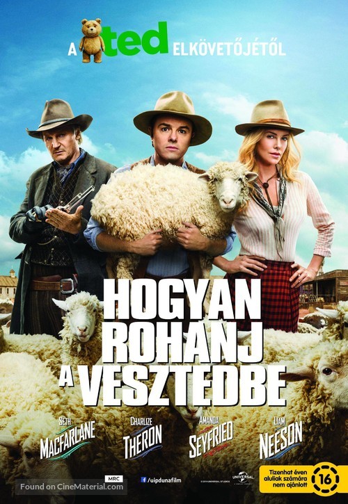 A Million Ways to Die in the West - Hungarian Movie Poster