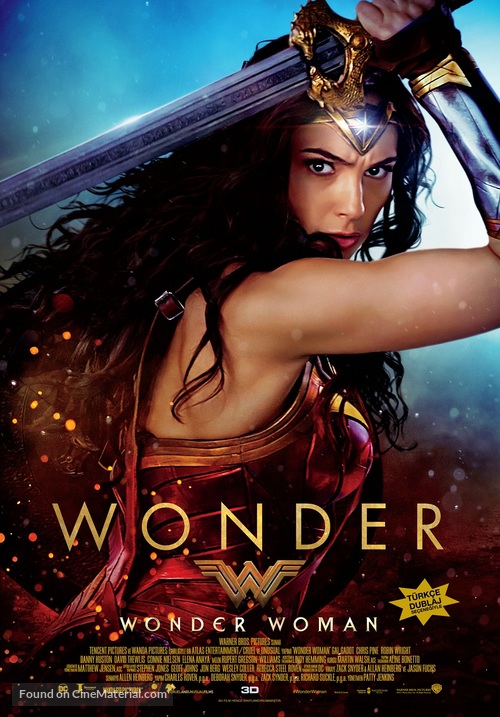 Wonder Woman - Turkish Movie Poster
