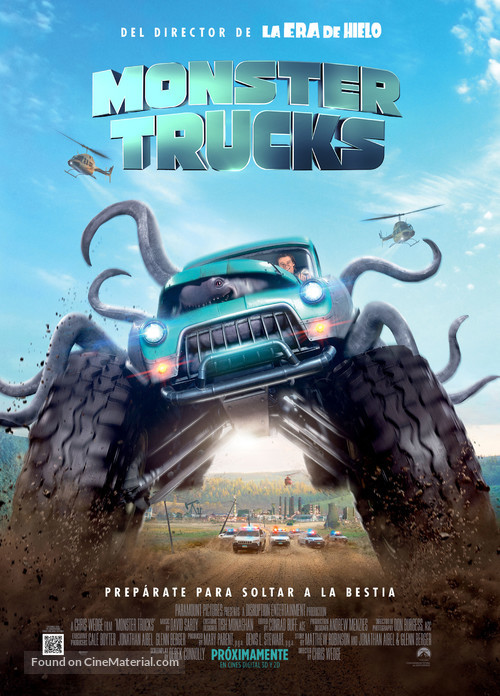 Monster Trucks - Argentinian Movie Poster