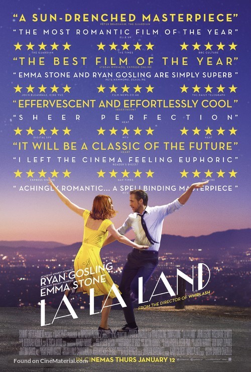 La La Land - British Movie Poster