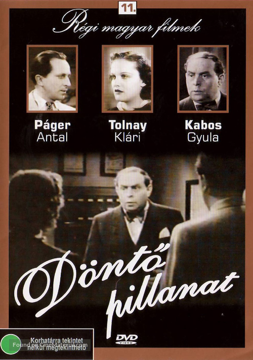 D&ouml;nt&ouml; pillanat - Hungarian Movie Cover