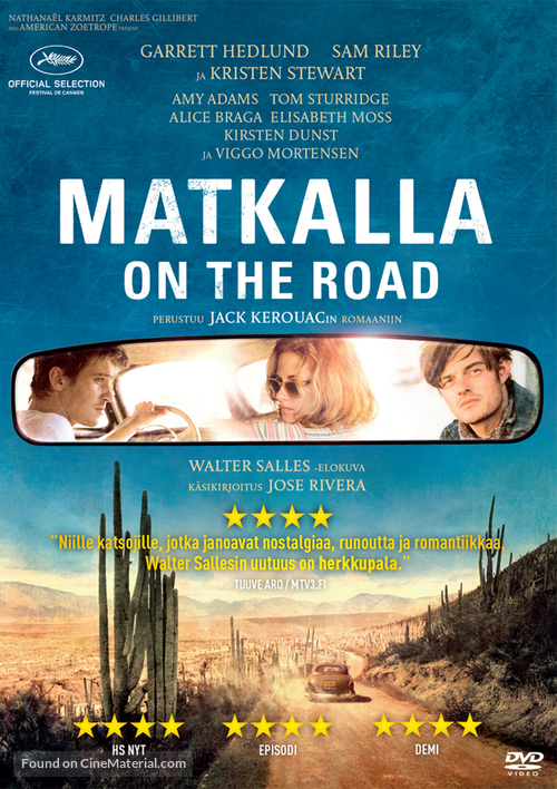 On the Road - Finnish DVD movie cover