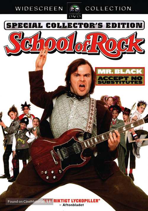 The School of Rock - Swedish DVD movie cover