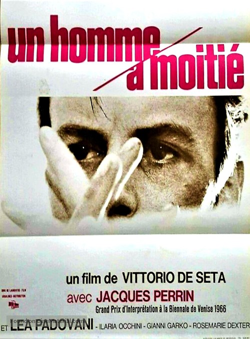 Un uomo a met&agrave; - French Movie Poster