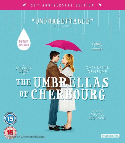 Les parapluies de Cherbourg - British Blu-Ray movie cover