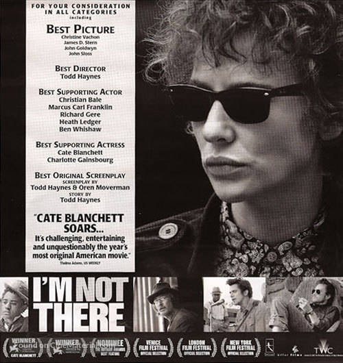 I&#039;m Not There - For your consideration movie poster