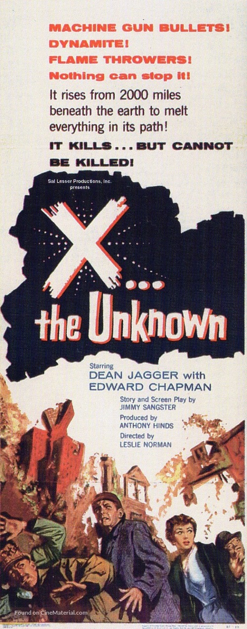 X: The Unknown - Movie Poster