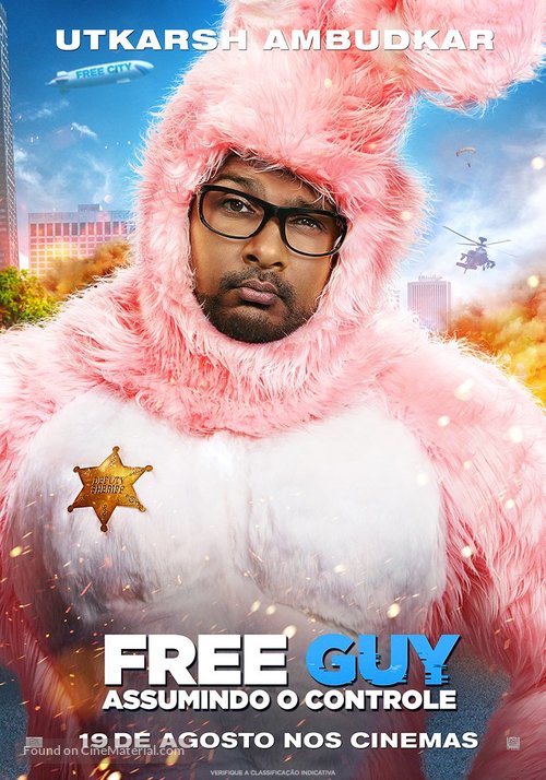 Free Guy - Brazilian Movie Poster