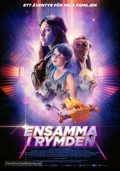 ENSAMMA I RYMDEN - Swedish Movie Poster