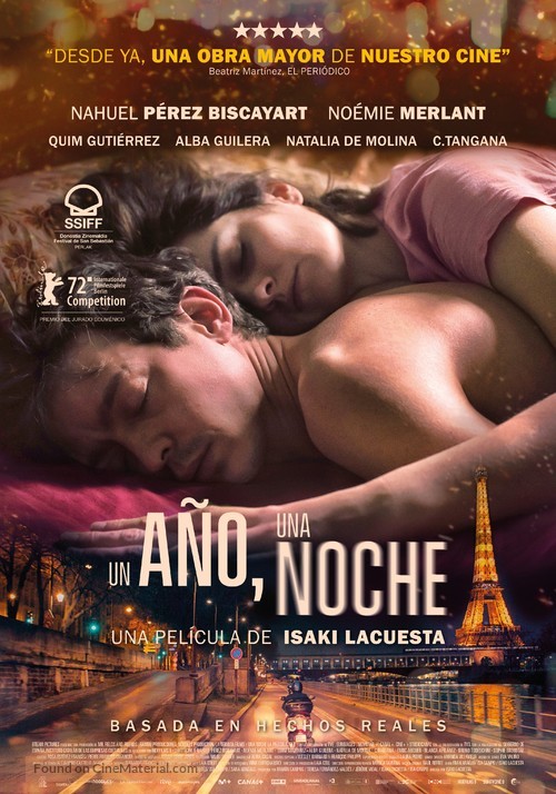 Un a&ntilde;o, una noche - Spanish Movie Poster