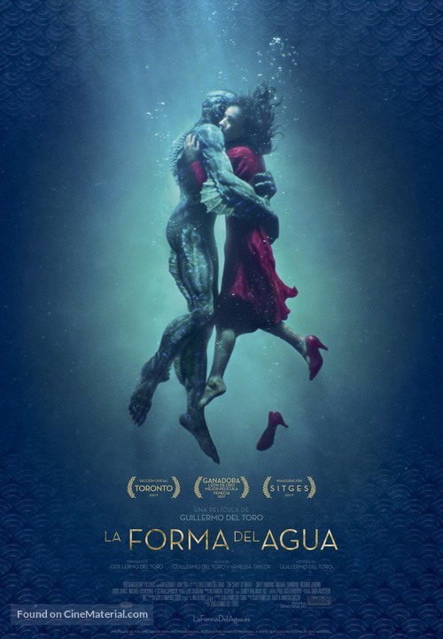 The Shape of Water - Spanish Movie Poster