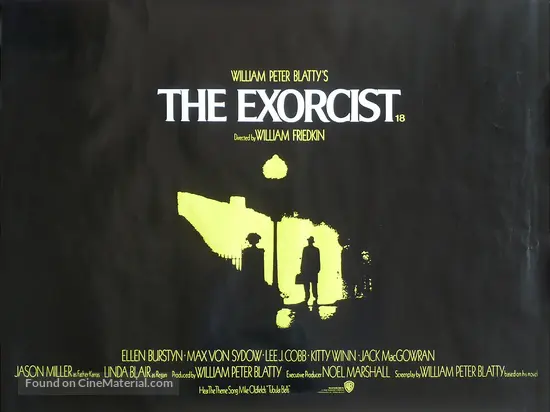 The Exorcist - British Movie Poster