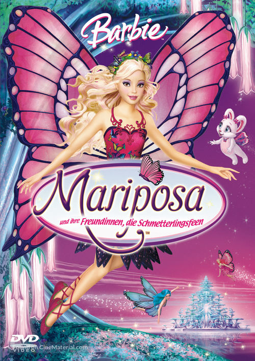 Barbie Mariposa and Her Butterfly Fairy Friends - German DVD movie cover