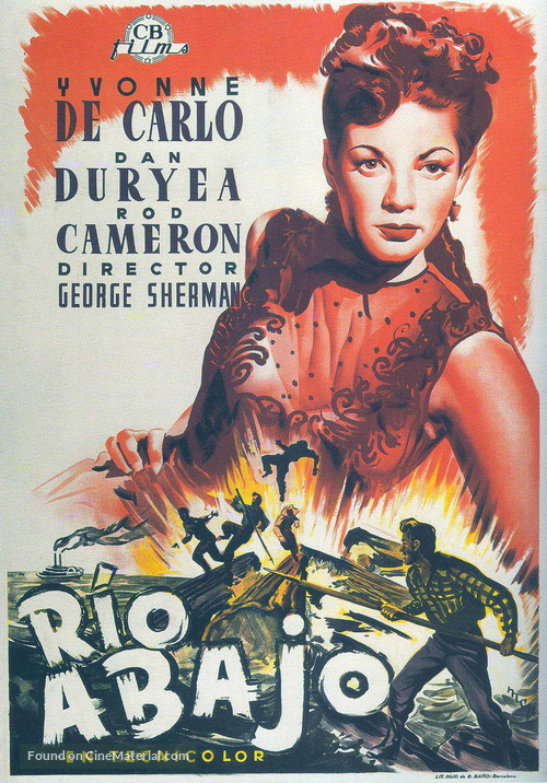 River Lady - Spanish Movie Poster