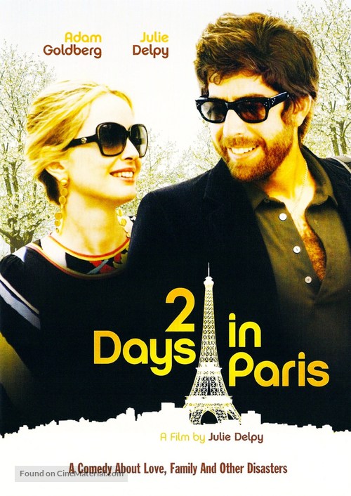 2 Days in Paris - DVD movie cover