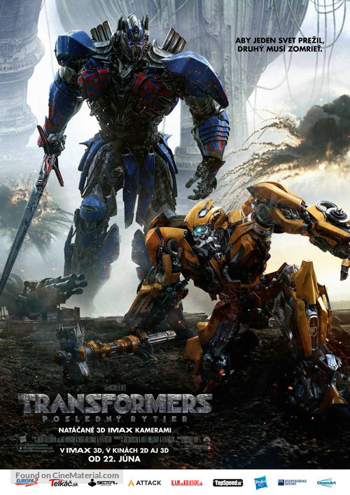 Transformers: The Last Knight - Slovak Movie Poster
