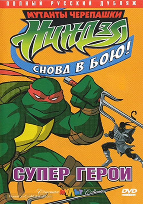 &quot;Teenage Mutant Ninja Turtles&quot; - Russian DVD movie cover