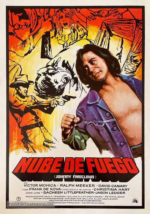 Johnny Firecloud - Spanish Movie Poster