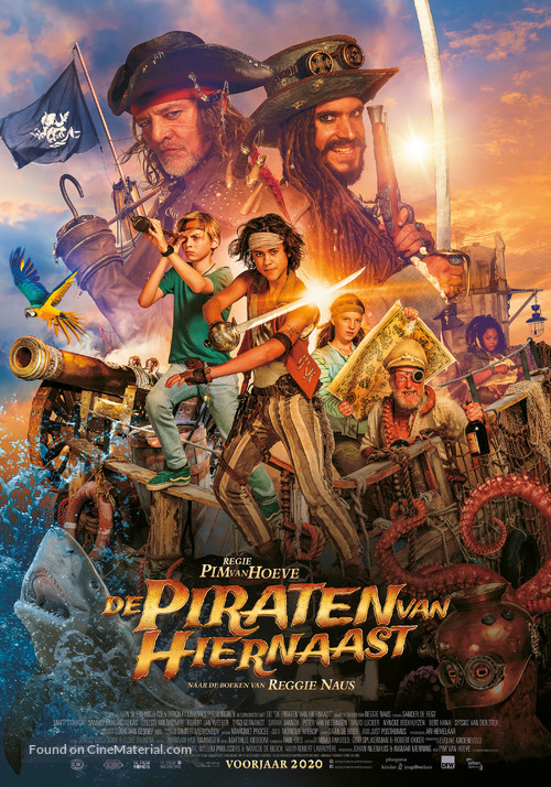De Piraten van Hiernaast - Dutch Movie Poster