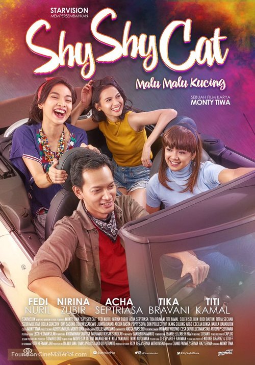 Shy Shy Cat - Indonesian Movie Poster