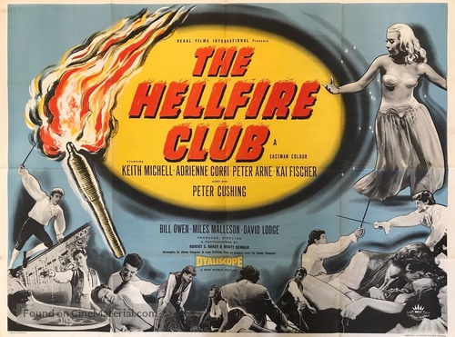 The Hellfire Club - British Movie Poster