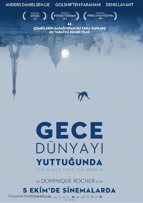 La nuit a d&eacute;vor&eacute; le monde - Turkish Movie Poster