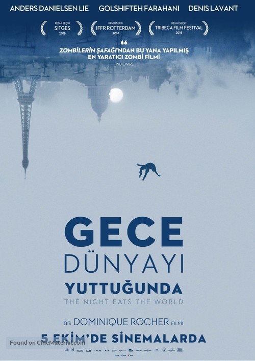 La nuit a d&eacute;vor&eacute; le monde - Turkish Movie Poster