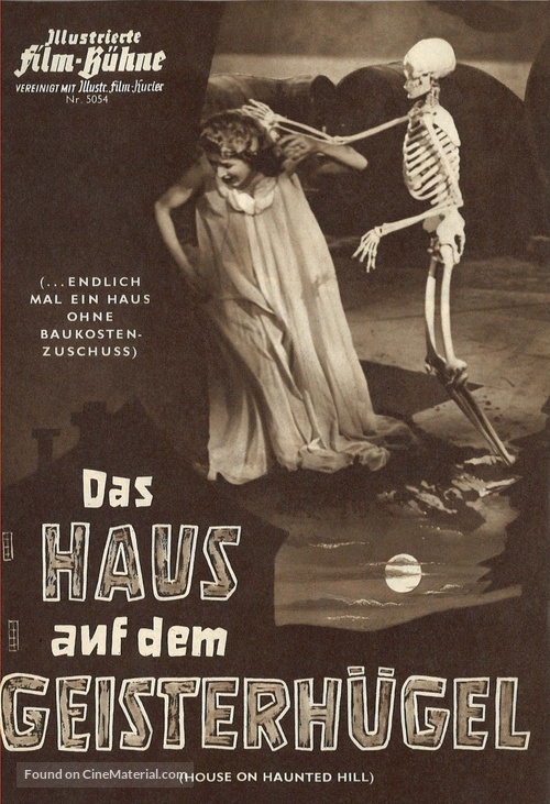 House on Haunted Hill - German poster