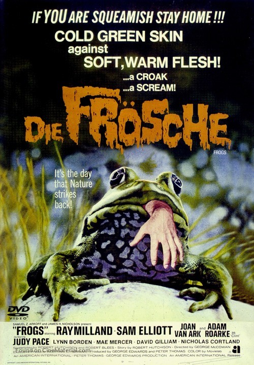Frogs - German DVD movie cover