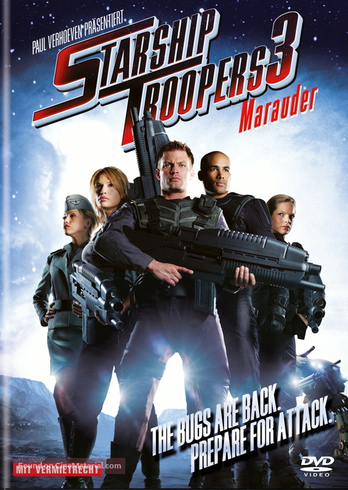Starship Troopers 3: Marauder - German DVD movie cover
