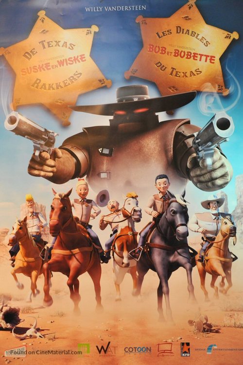 Suske en Wiske: De Texas rakkers - Dutch Movie Poster