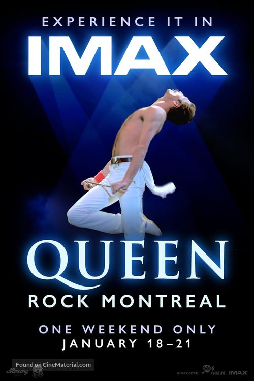 Queen Rock Montreal - Movie Poster