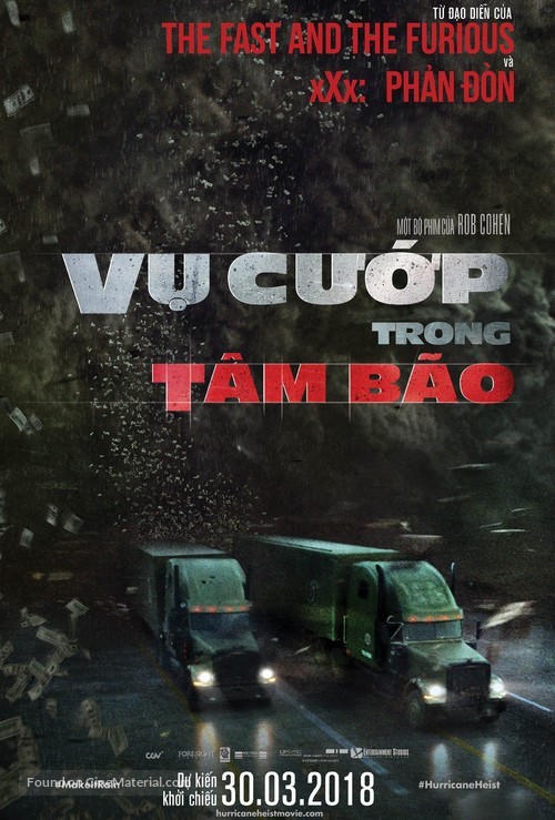 The Hurricane Heist - Vietnamese Movie Poster