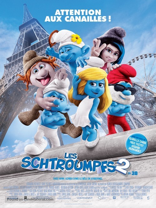 The Smurfs 2 - French Movie Poster