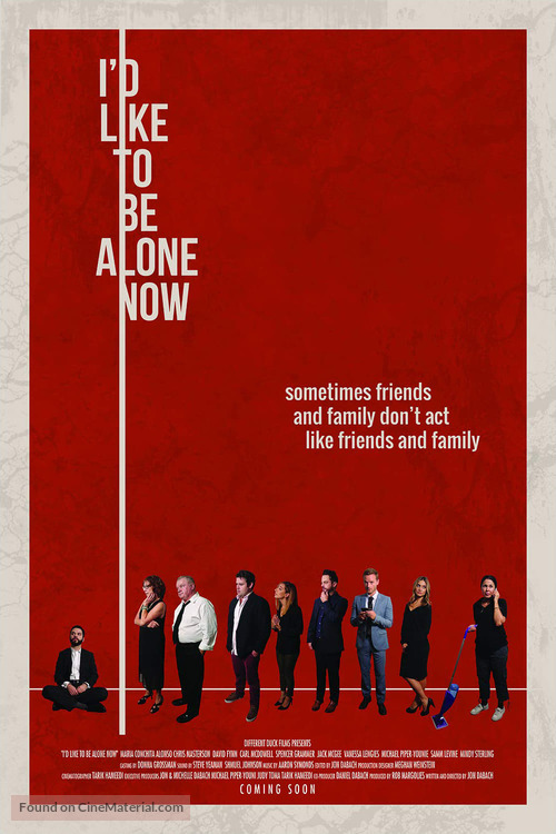 I&#039;d Like to Be Alone Now - Movie Poster