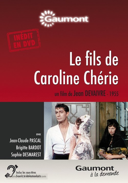 Fils de Caroline ch&eacute;rie, Le - French DVD movie cover